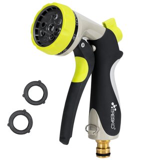 TRESKO Garten-Handbrause Gartenbrause Premium 10 Funktionen
