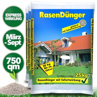tillvex 5 kg Rasendünger Langzeitdünger Volldünger...
